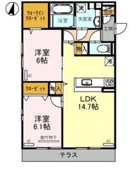 百花園EASTの物件間取画像